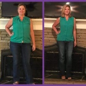 christy before and after weight loss