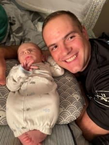 baby and dad photo